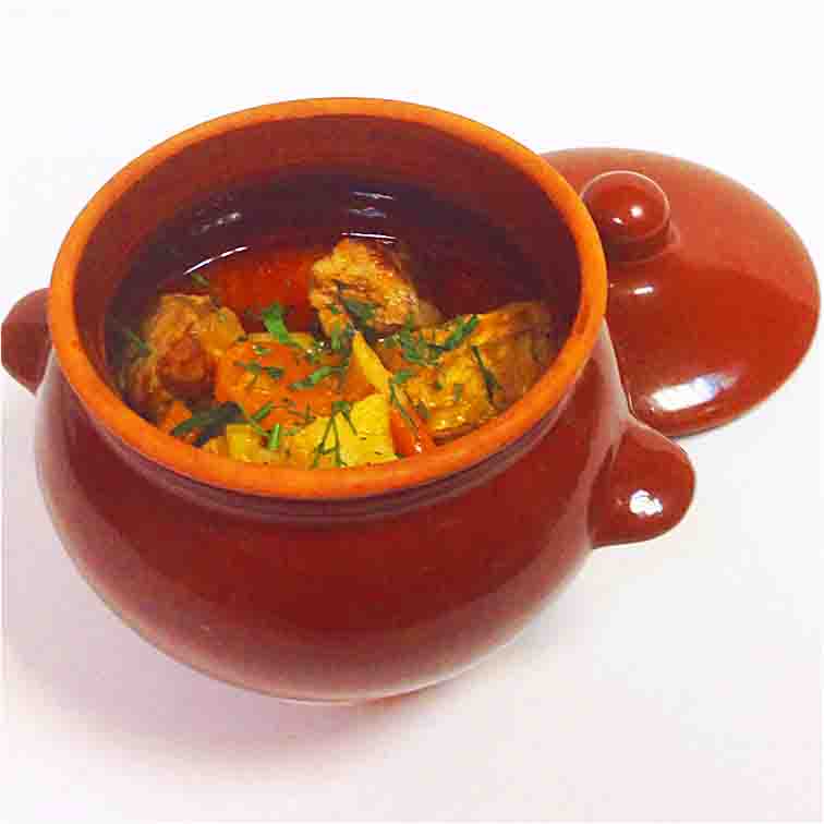 Zarkoe - carne con patate in vasetto